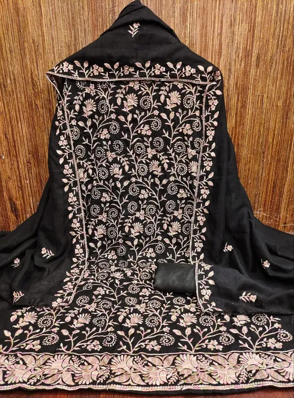 Unstitched_Vichitra_Silk_Embroidery_Work_Dress_Material_For_Her_With_4.10_Meter_Top_And_Bottom_With_1.50_Meter_Inner_And_2.10_Meter_Dupatta