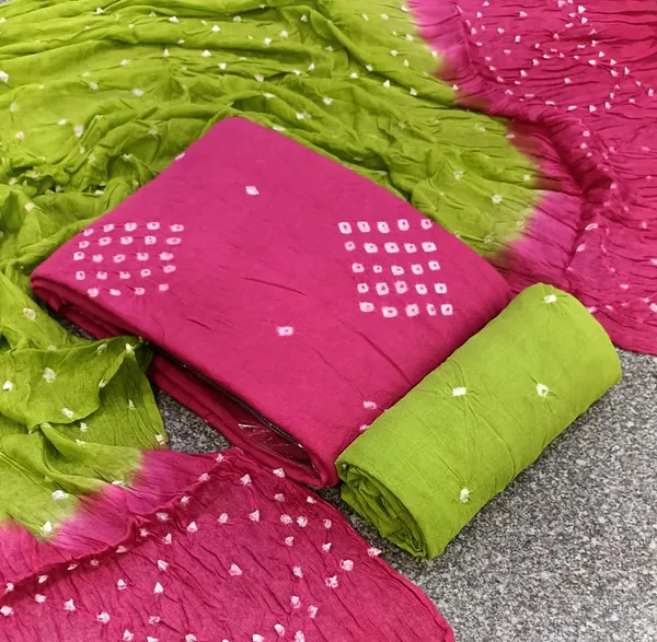 Unstitched_Suit_Dress_Material_|_Supriya_Pure_Rayon_Hand_Bandhej_Bandhani_|_Premium_Unstitched_Suit_Material_For_Her_|_4.50_Meter_Top_&_Bottom_With_2_Meter_Dupatta