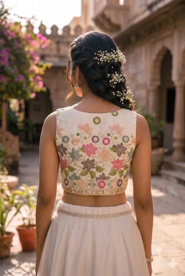 ELEGANT_KHADI_COTTON_BLOUSE_WITH_NATURE_INSPIRED_PRINT