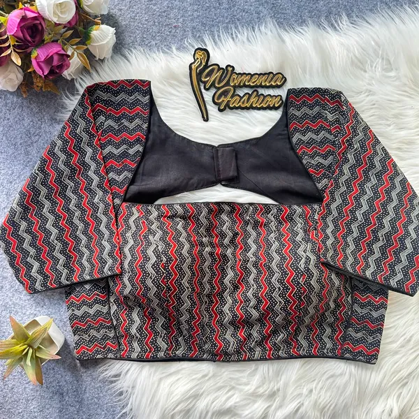 Chevron_Printed_Blouse_with_Back_Cutout_Detail