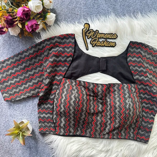 Chevron_Printed_Blouse_with_Back_Cutout_Detail