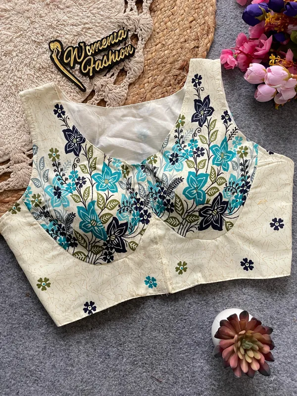 ELEGANT_KHADI_COTTON_BLOUSE_WITH_NATURE_INSPIRED_PRINT