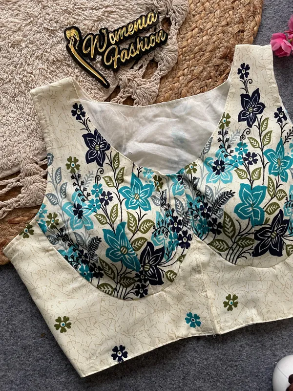 ELEGANT_KHADI_COTTON_BLOUSE_WITH_NATURE_INSPIRED_PRINT