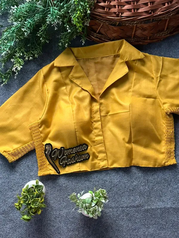 FLEXIFIT_PLAIN_COLLAR_STREACHABLE_BLOUSE