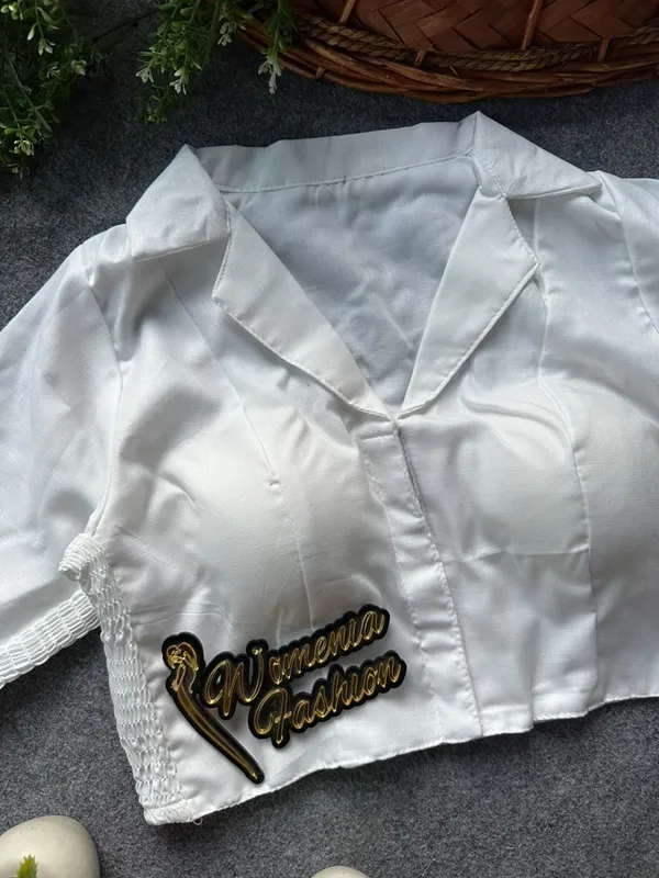 FLEXIFIT_PLAIN_COLLAR_STREACHABLE_BLOUSE