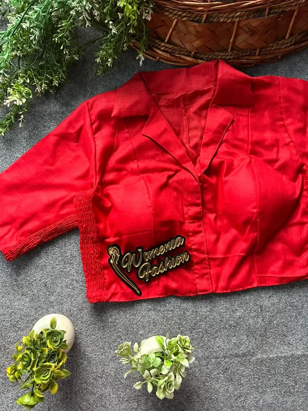 FLEXIFIT_PLAIN_COLLAR_STREACHABLE_BLOUSE