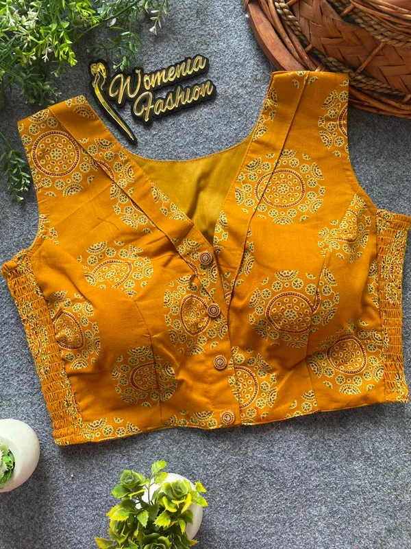 Flexifit_Handblock_Designer_Ajrakh_Cotton_Blouse