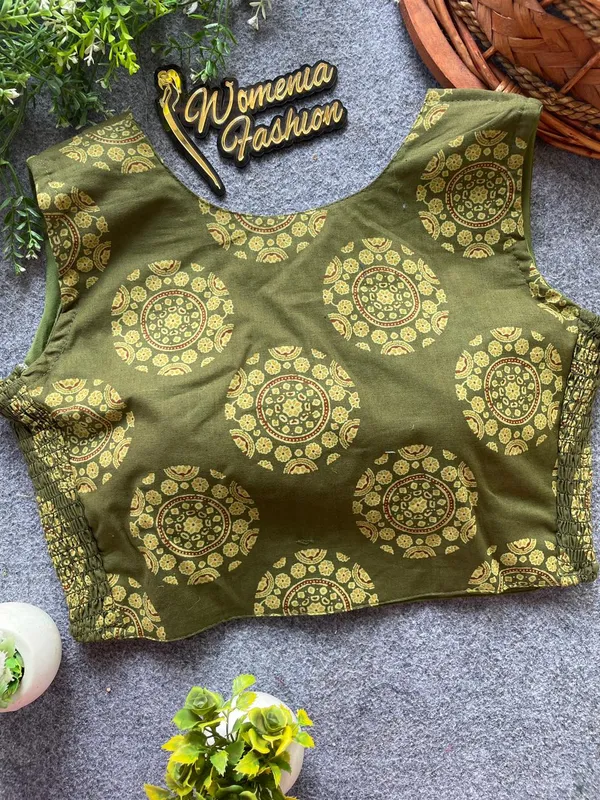 Flexifit_Handblock_Designer_Ajrakh_Cotton_Blouse