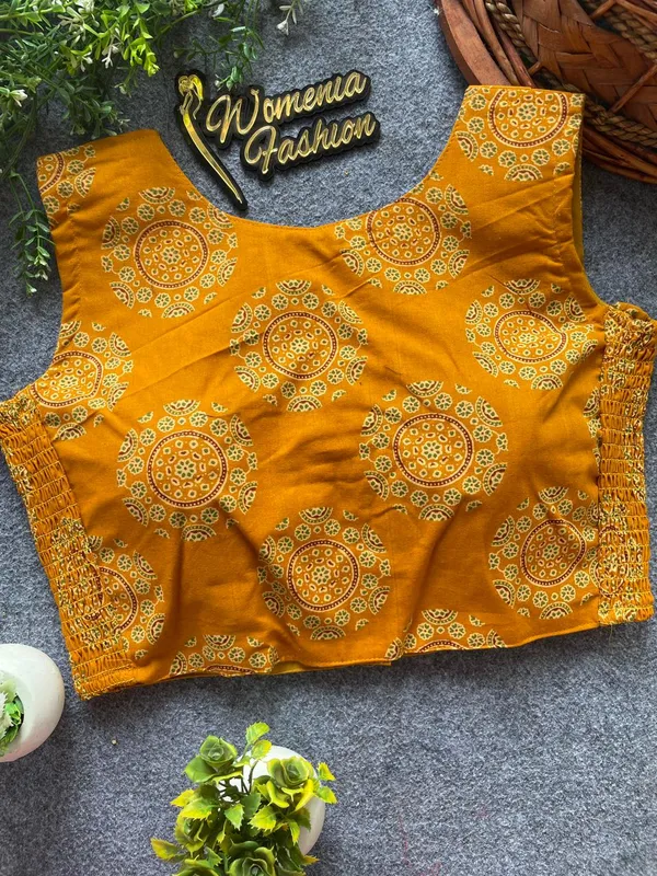 Flexifit_Handblock_Designer_Ajrakh_Cotton_Blouse