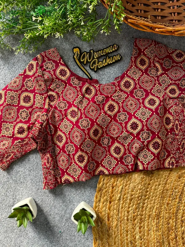 Heritage_Bloom_Ajrakh_Cotton_Blouse