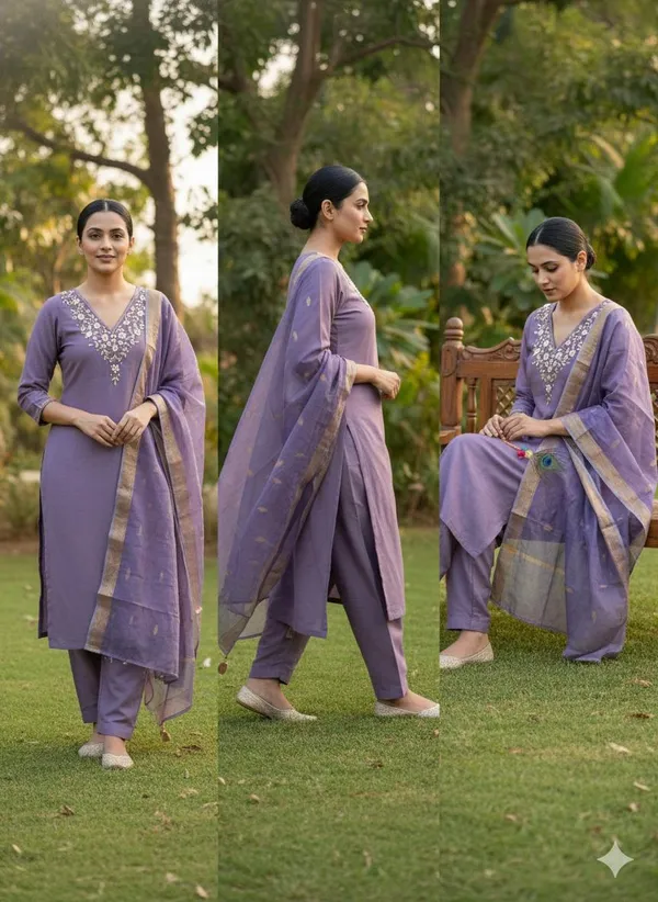 Lavender_Grace_Designer_Kurti_Set