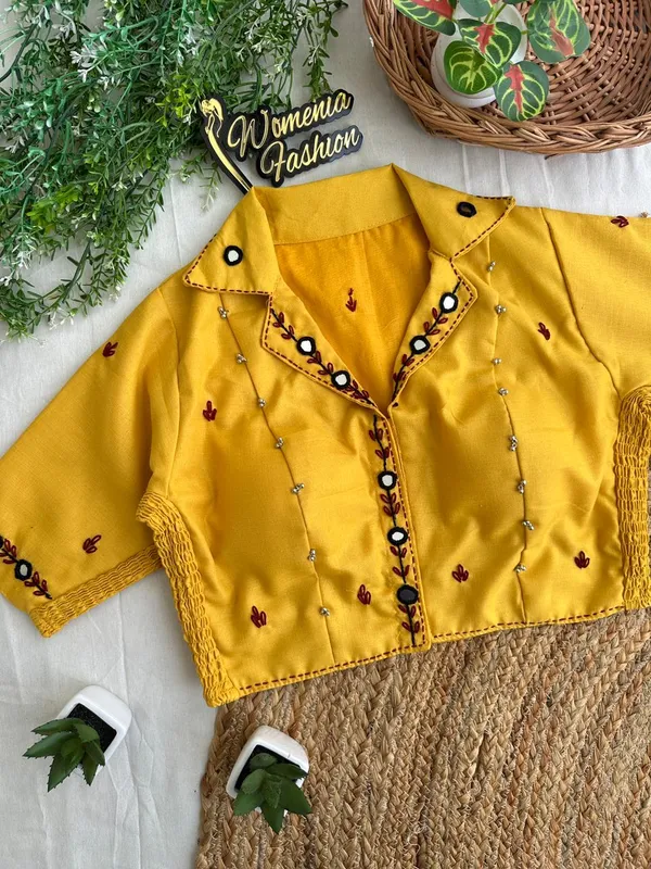 ROSHNI_YELLOW_PRESENTING_NEW_HANDWORK_BLOUSE
