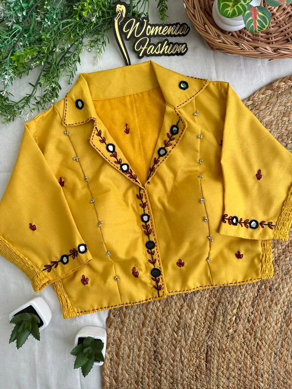 ROSHNI_YELLOW_PRESENTING_NEW_HANDWORK_BLOUSE