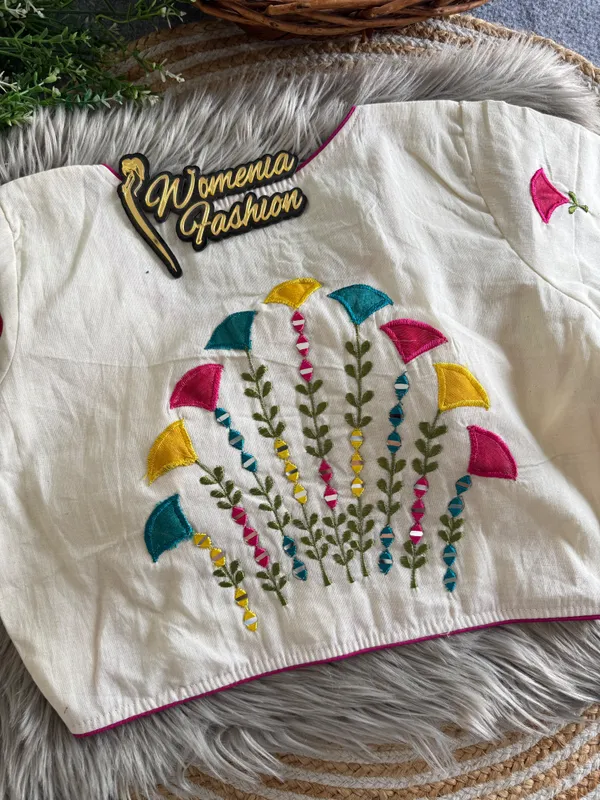 OFF_WHITE_PRESENTING_PURE_KHADI_COTTON_BLOUSE