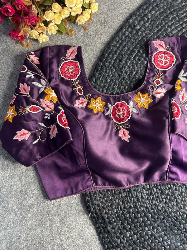 PRATIMA_WINE_PURE_HANDWORK_BLOUSE