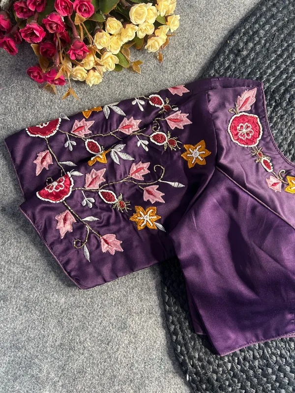 PRATIMA_WINE_PURE_HANDWORK_BLOUSE