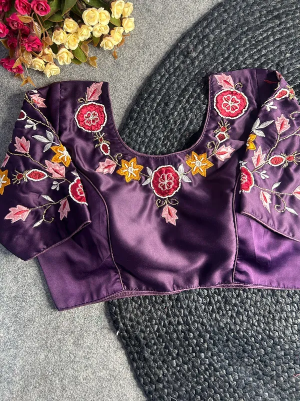 PRATIMA_WINE_PURE_HANDWORK_BLOUSE
