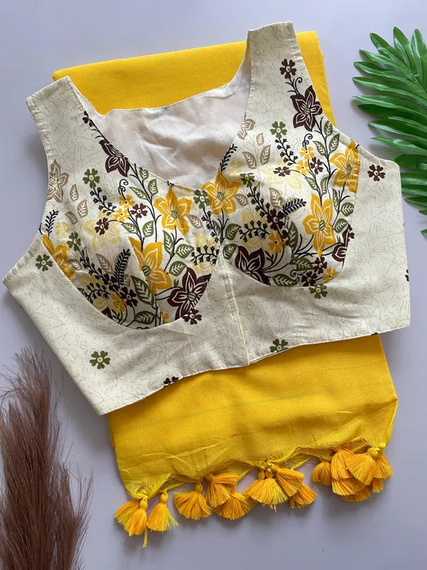 PRESENTING__DESIGNER_BLOUSE_WITH_KHADI_COTTON_SAREE_