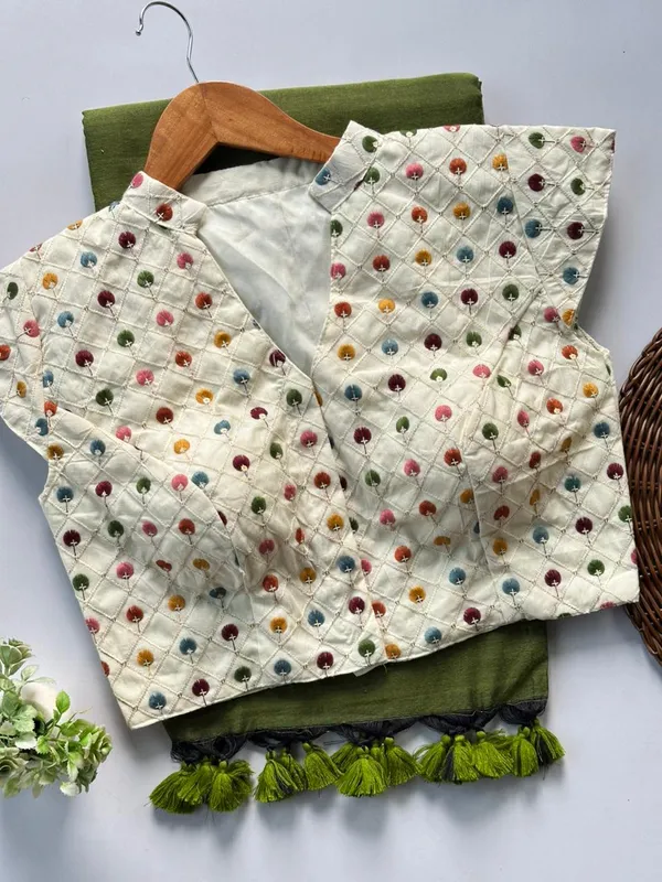 PURE_KHADHI_COTTON_SAREE_WITH_BLOUSE_