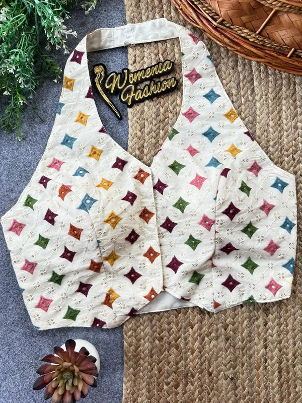 PURE_KHADHI_COTTON_ULTER_NECK_BLOUSE_