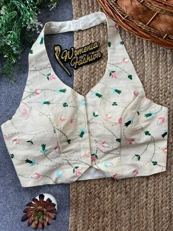 PURE_KHADHI_COTTON_ULTER_NECK_BLOUSE_