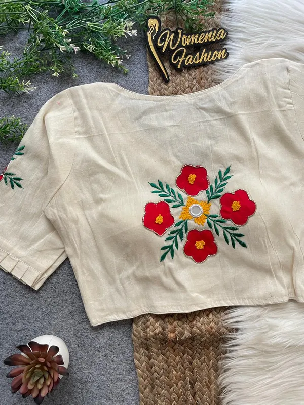 Patch_Work_Designer_Khadi_Handwork_Blouse