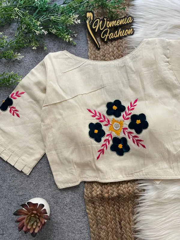 Patch_Work_Designer_Khadi_Handwork_Blouse