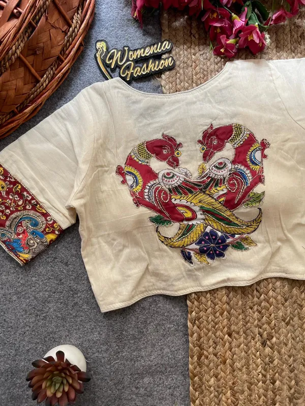 Patch_Work_Designer_Khadi_Handwork_Blouse