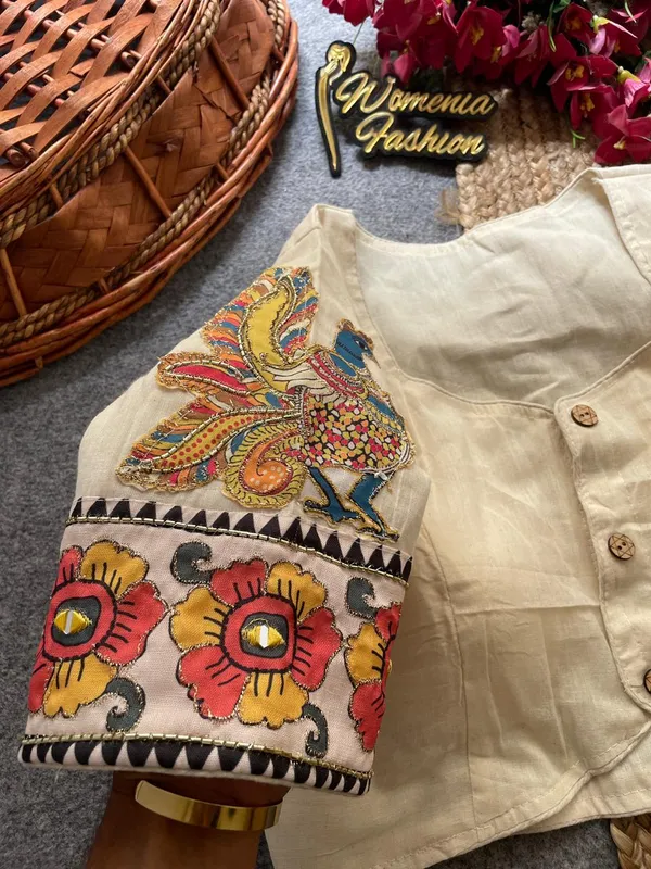 Patch_Work_Designer_Khadi_Handwork_Blouse