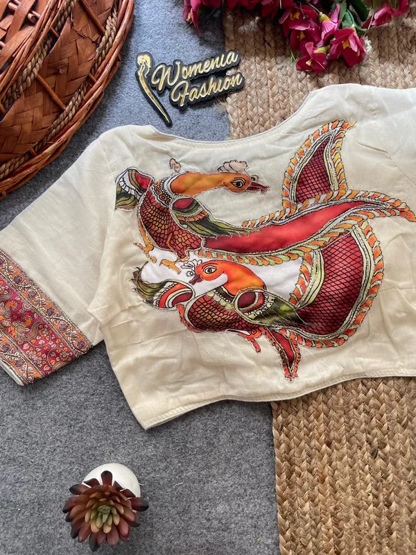 Patch_Work_Designer_Khadi_Handwork_Blouse