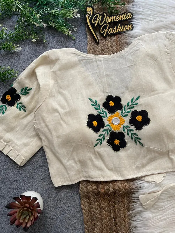 Patch_Work_Designer_Khadi_Handwork_Blouse