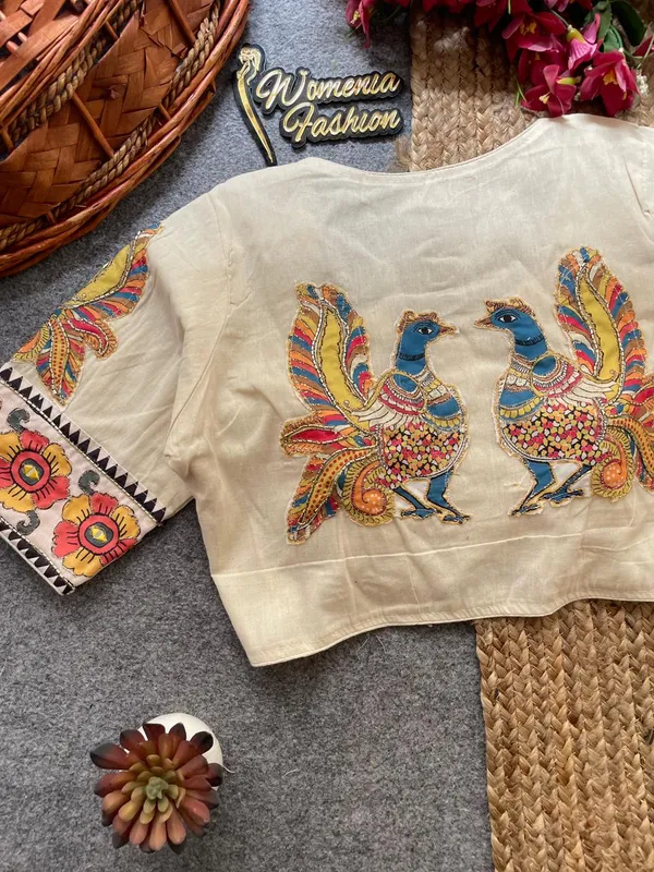 Patch_Work_Designer_Khadi_Handwork_Blouse