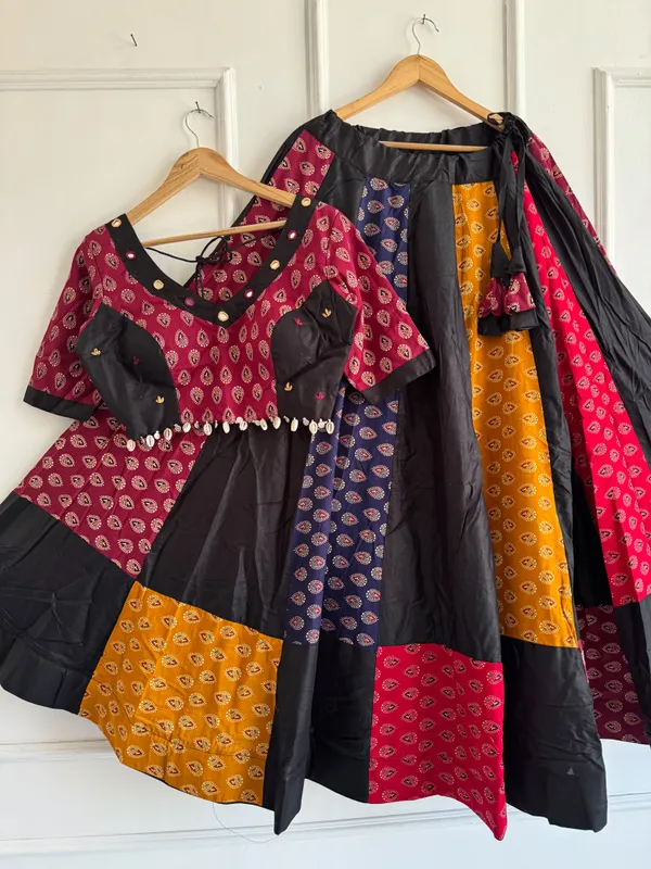 Pure_cotton_Fabric_with_Real_Hand_Mirror_work_Lehenga_Choli_for_navratri_