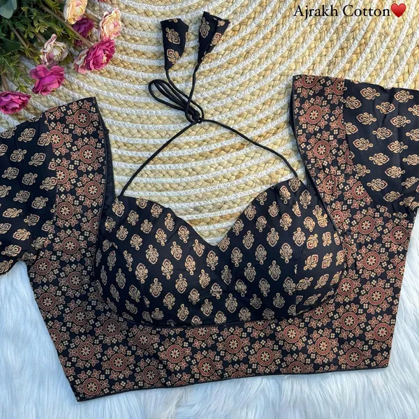 Presenting_Pure_Ajrakh_Cotton_Blouse