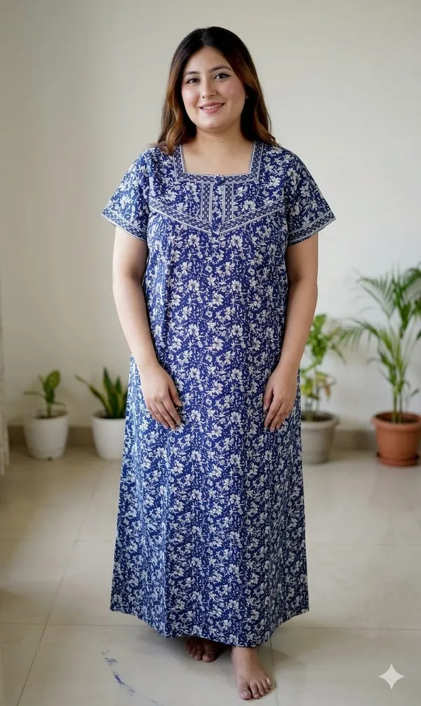 Stylish_&_Elegant_Women_Nighty_(Royal-Blue)