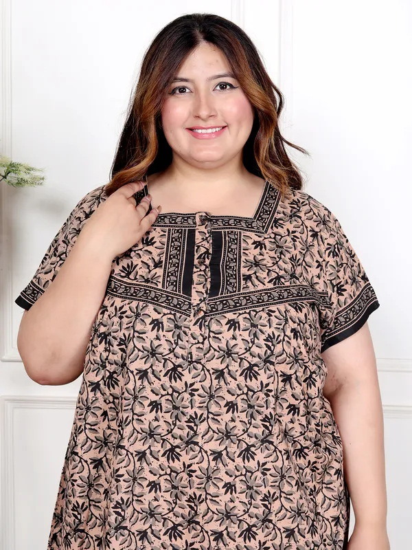 Stylish_&_Elegant_Women_Nighty_(Brown)