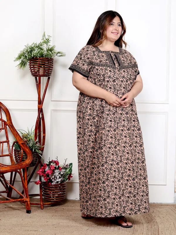 Stylish_&_Elegant_Women_Nighty_(Brown)