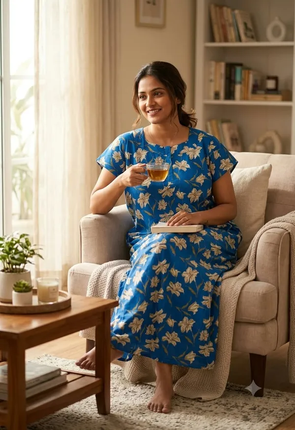 Stylish_&_Elegant_Women_Nighty_(Blue)