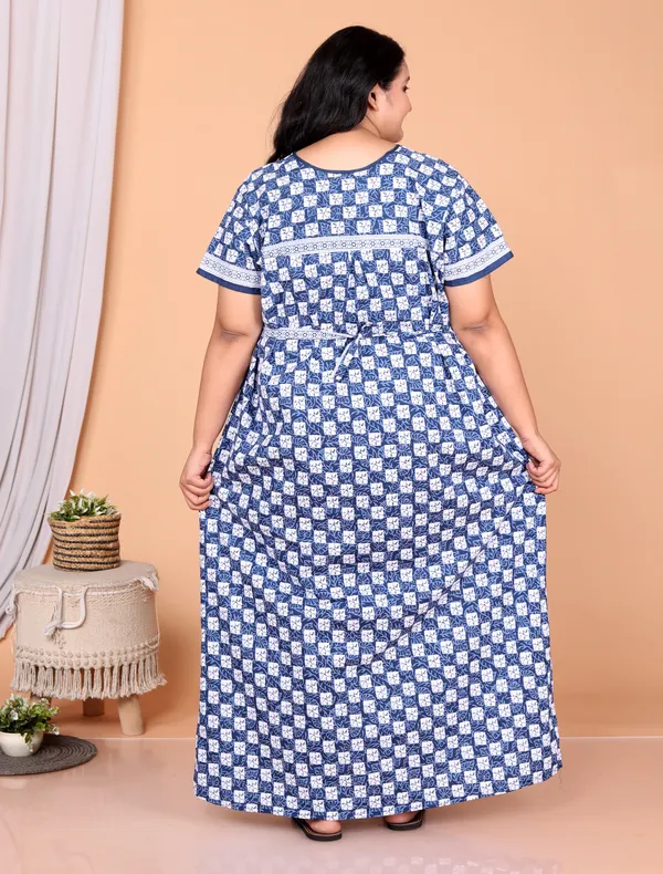 Blue_Everyday_Cotton_Maxi_Printed_Stylised_Sleeves_Nighty_For_Women