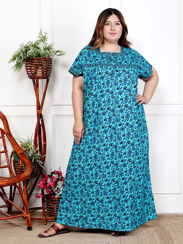 Stylish_&_Elegant_Women_Nighty_(Blue)