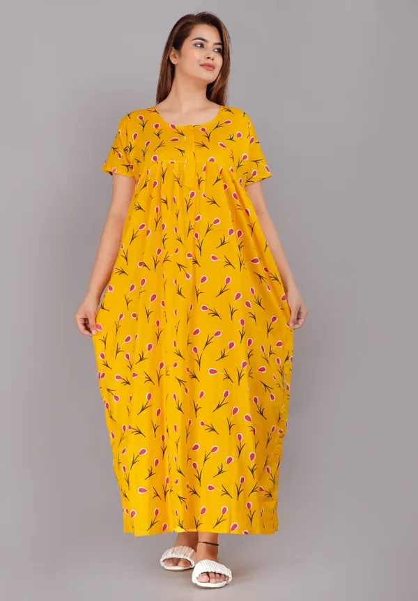 Stylish_&_Elegant_Women_Nighty_(Yellow)
