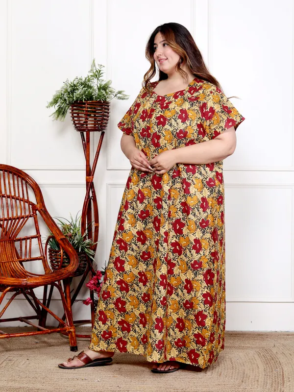 Stylish_&_Elegant_Women_Nighty_(Brown)