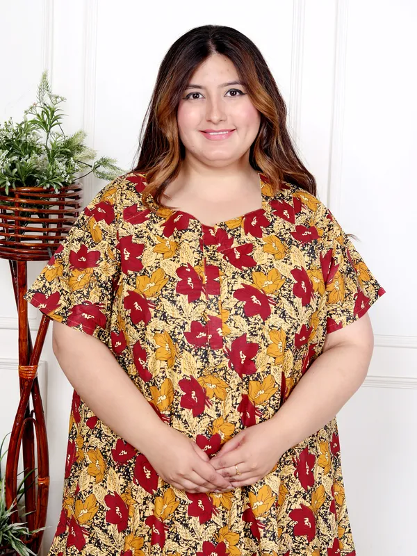Stylish_&_Elegant_Women_Nighty_(Brown)