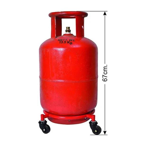 Durable__Cylinder_Trolly_Blue_For_Kitchen