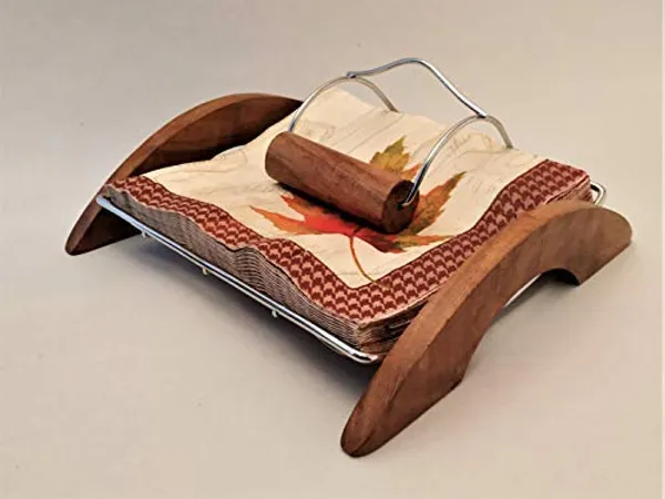 Napkin_Dispenser_-_Waves_(Wood_Finish)