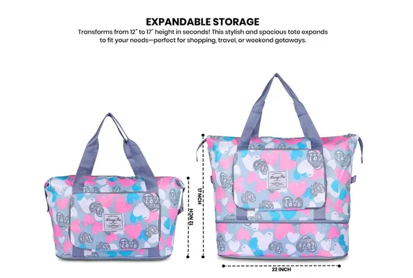 Polo_Class_Shopping_Bag_|_Light_Weight_Waterproof_Casual_Fabric_Material_Shopping_Bag_-_Pink