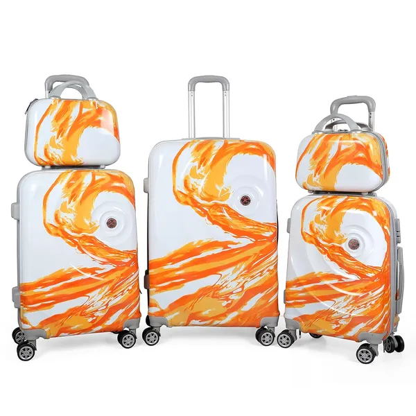 Multicolor_3Pc_Set_Trolley_Bag_Luggage_Suitcases_(20/24/28_Inch)_With_2Pc_Vanity_Bags