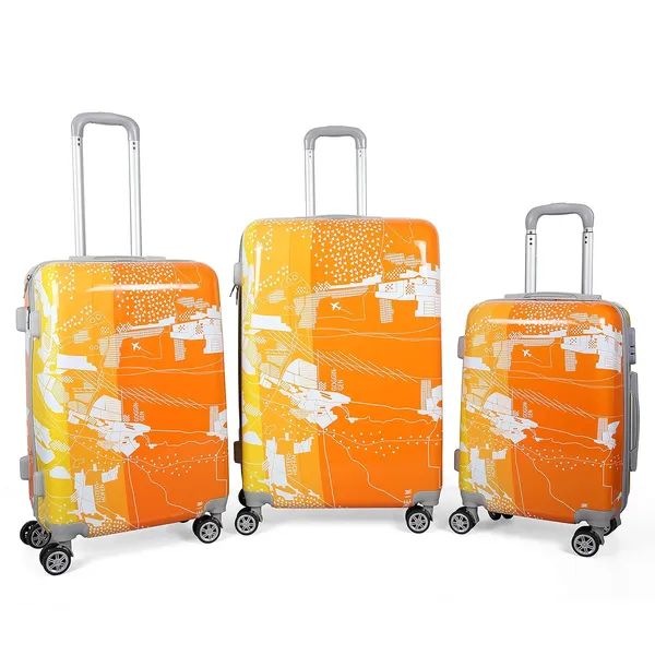 Orange_3Pc_Set_Hard_Luggage_Trolley_Bag_(20/24/28)
