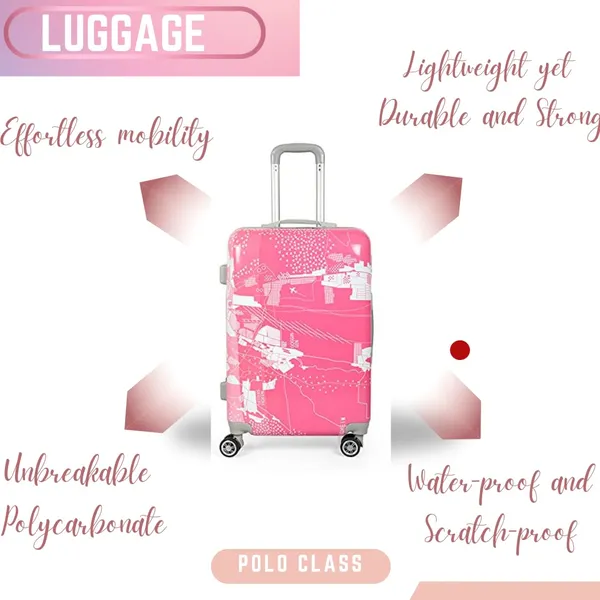 Pink_2Pc_Set_Trolley_Bag_(20/24_Inch)_With_1Pc_Vanity_Bag