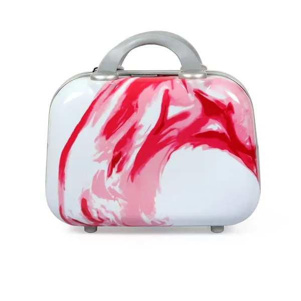Red_2Pc_Trolley_Bag_Set_(20/28_Inch)_With_1Pc_Vanity_Bag